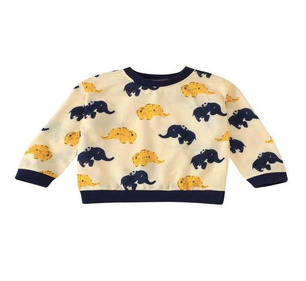 

clothes children039s wear round neck long sleeve jumper european style cartoon animal print6203940, Blue