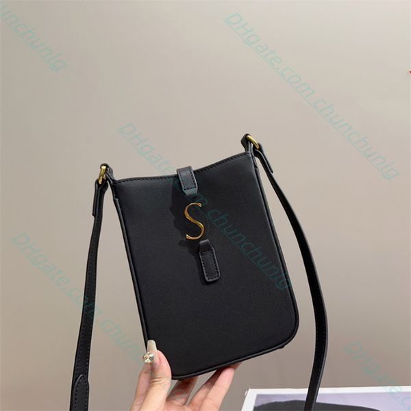 

woman classic mobile phone bag shoulder bags purse designer hardware letters handbag leather crossbody bags evening bags clutch totes wallet