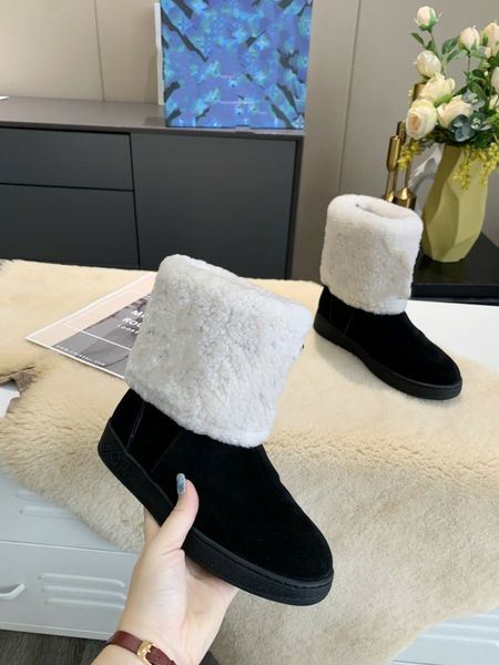 

designer boots autumn winter womens for women slip-on round toe ankle boats men buckle motorcycle luxurious ladies brand short woman size 07, Black