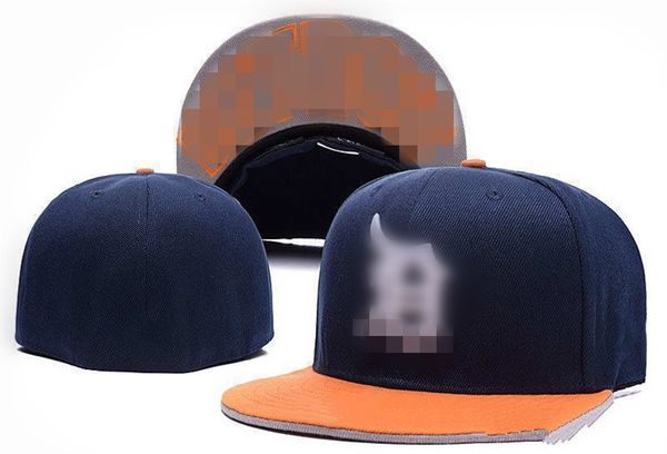 

good quality brand tigers b letter baseball caps hip hop sports bone chapeu de sol swag men women fitted hats h6-7.4, Blue;gray