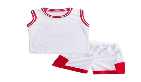 

2021 27 years boy and girl summer suit baby basketball football sleeveless vest shorts twopiece performance suit breathable pers6251728