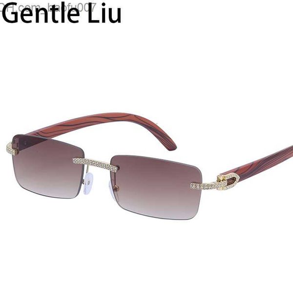 

sunglasses sunglasses small rectangle rimless sunglasses women trend frameless sun glasses for men vintage eyewear uv400 gafas de sol mujer, White;black