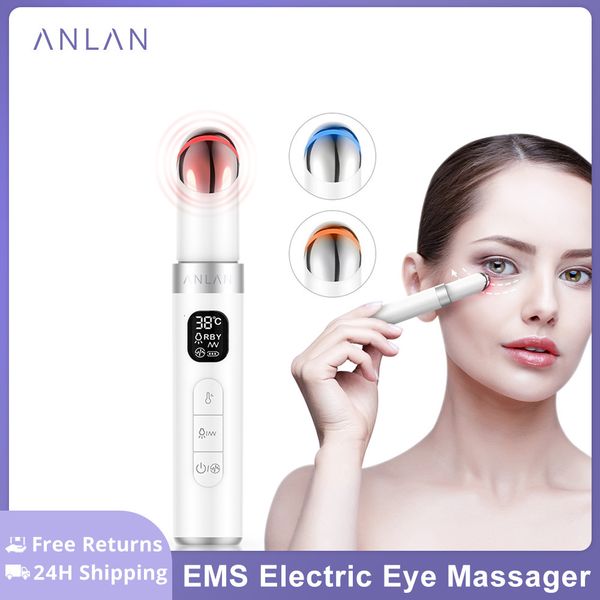 

face care devices anlan electric eye massager vibration anti age wrinkle dark circle removal portable eyes thermotherapy massage 230704