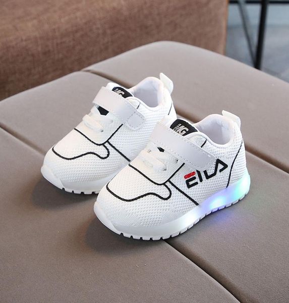 

new fashion s cool children shoes mesh cute fashion athleticoutdoor kids shoes led leisure baby girls boys shoes footwear6825976, Black
