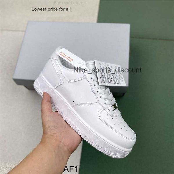 

one 1 men shoes af1 force air airforce des chaussures classic low triple white black brown sandal outdoor sports fashion women mens trainers