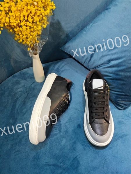 

luxurys women men casual shoes designer shoe fashion lace up capsule series color matching platform sneakers size 35-46 dc220605, Black