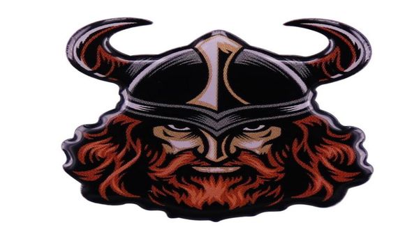 

viking warrior horned helmet enamel pin medal brooch accessories gothic unique jewelry gift8210662, Blue