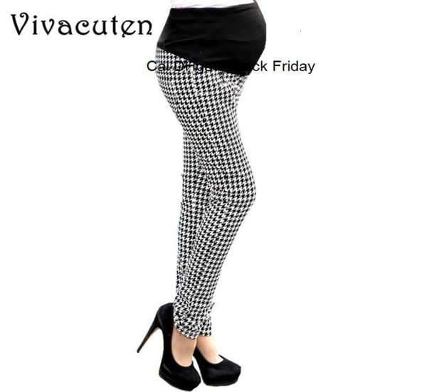 

maternity plaid for pregnant women clothes elastic abdominal pregnancy trousers prop belly comfy leisure pants m297347947, White