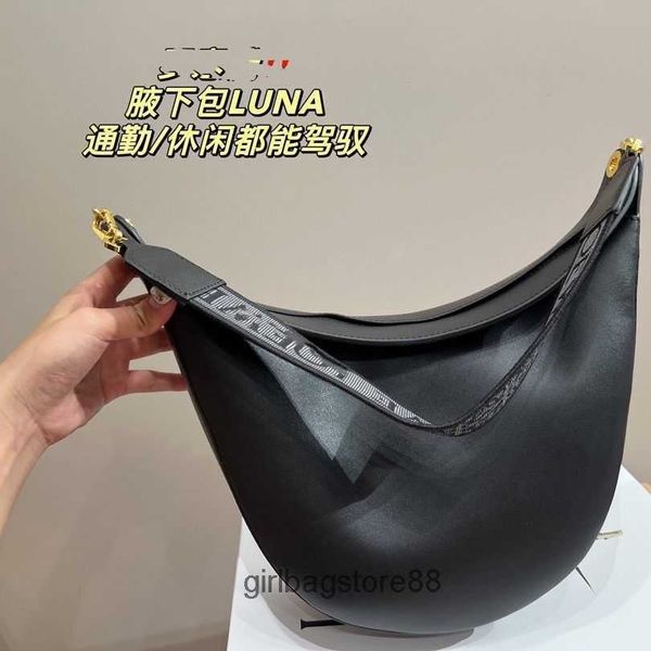 

spain girl bag designer bags loewsbag luna lady family underarm high beauty light luxury grade ins sen series simple versatile purse