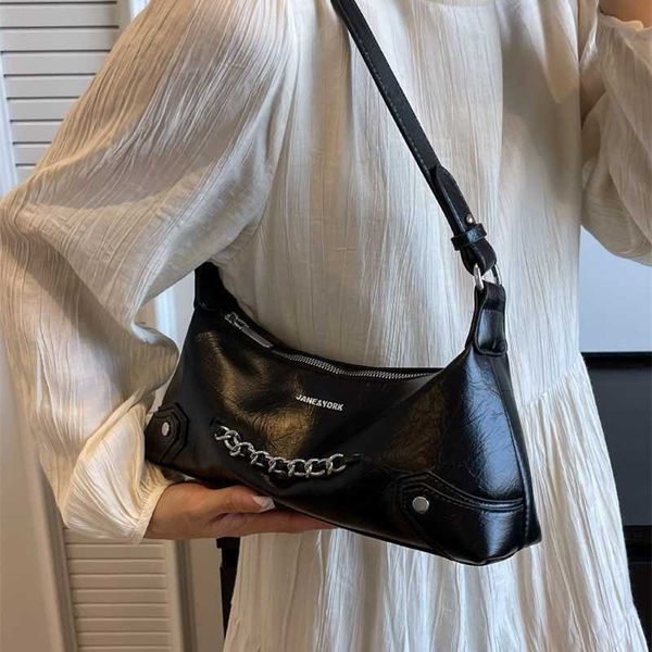 

new evening bags and fashionable niche women's bag minimalist stylish versatile solid color popular single shoulder underarm 230704