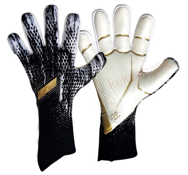 

men kids size latex professional soccer goalkeeper no finger protection football match gloves8735394, Black