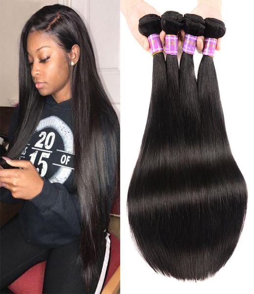

peruvian straight human hair natural black bundles bulks unprocessed hair extensions8179105