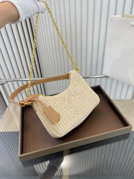 

2023 fashion women's shoulder bag designer handbag classic leather underarm bag shoulder strap women's purse six colors