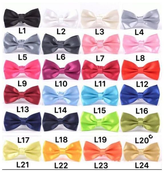 

35 color women and gentleman bow tie neckwear children kids boy bow ties fashion accessories whole for wedding party7402428, Red;brown