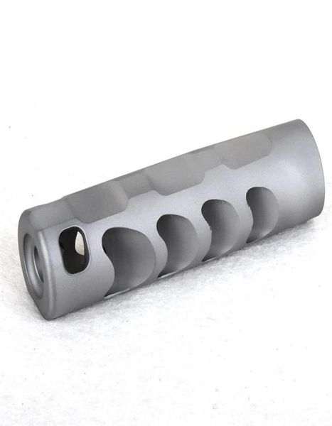 

65mm 58x24rh threads muzzle brake bead blast finish stainless steel2521395