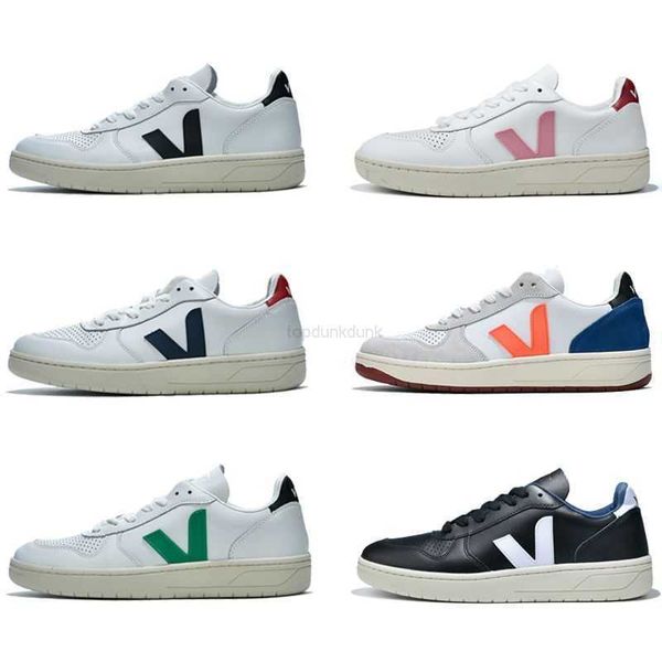 

french veja board shoes sports and leisure men's shoes korean version versatile lovers' shoes breathable women's shoes leathe, Black