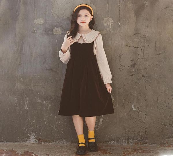 

girl039s dresses teen girl dress elegant spring autumn suspender children clothing casual kids for girls 6 8 10 12 14 16 years5090858, Red;yellow