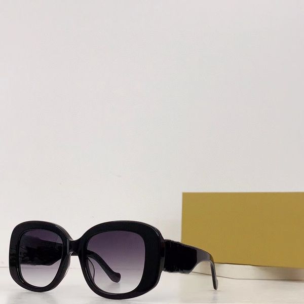 

fashionable and luxurious sunglasses 5010 square semicircle sunglasses for women and men with acetate fiber frame and high-end original glas, White;black