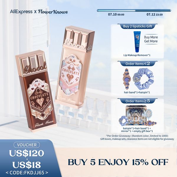 

lipstick flower knows chocolate series cloud lip cream 45ml waterproof long lasting lips makeup 230703