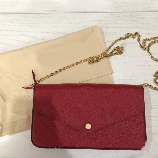 

felicie pochette designer bags passport holder luxury bag wallet 3 in 1 convenient sac a main casual simple black crossbody bags brown leath