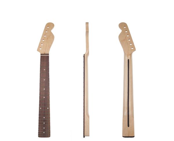 

22 frets rosewood fingerboard maple guitar neck w white dots replacement guitar parts7418998