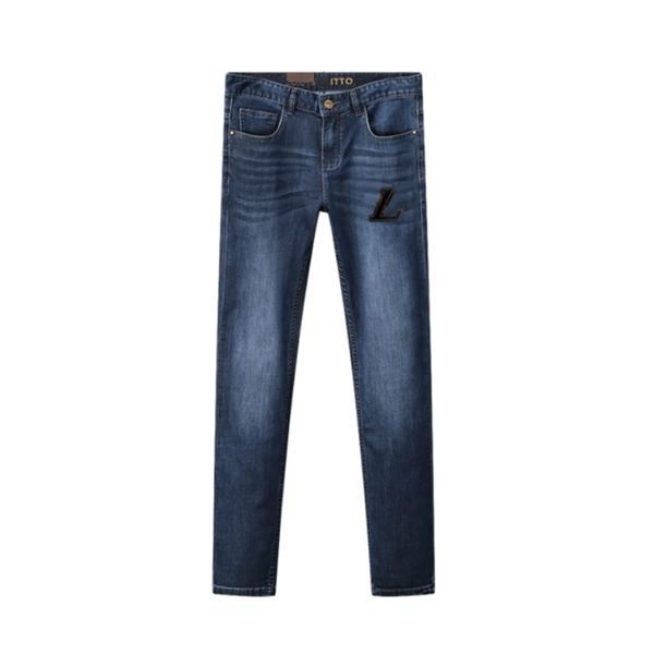 

designer jeans blue jeans men's summer thin 2023 new straight slim feet summer casual mens long pants