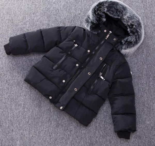 

dulce amor kids down jacket 2021 winter warm parkas coats thicken natural fur collar hooded outerwear baby boys girls clothes1966328, Blue;gray