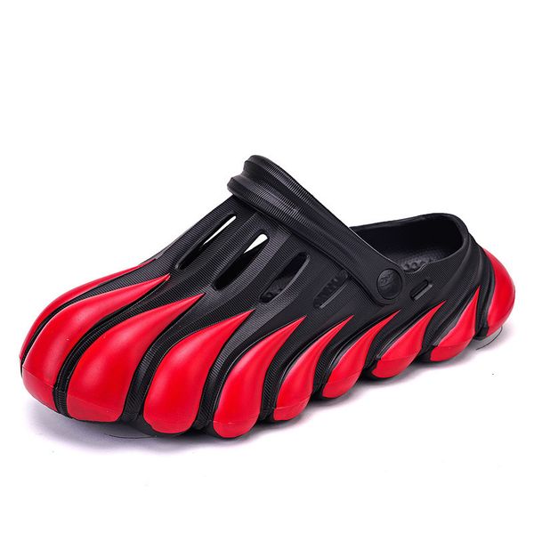 

slippers 2023 summer designer for men fashion personality beach shoes male baotou sandals men's slipper 230703, Black