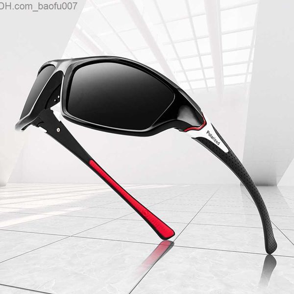 

sunglasses sunglasses 100% uv400 polarised driving sun glasses for men polarized stylish sunglasses male goggle eyewears z230705, White;black