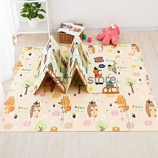 

mats educational xpe baby play mat folding pad kids crawling rug children waterproof toddler carpet in the nursery activity gym game x0704