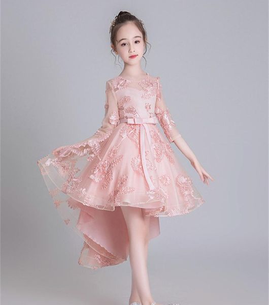

flower girls dress teen costume children039s party dress baby girls kids wedding dresses for girls elegant prom princess dress2498202, Red;yellow
