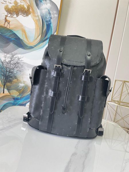

designer bags chriser travel backpack 41x48x13cm men leather shoulder school bags crossbody bag full letters schoolbag backpacks messenger b