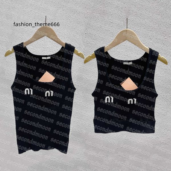 

women knitted tee crop sport knits vest letter jacquard luxury breathable t shirt for woman, White