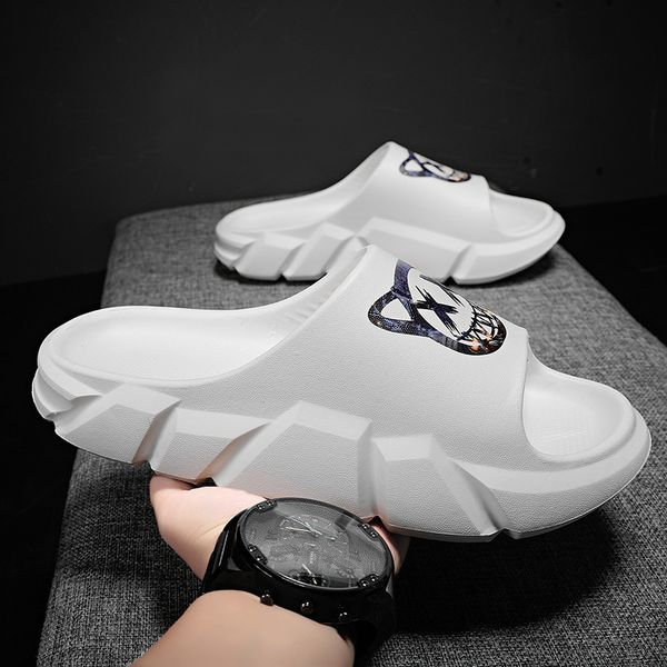 

slippers thicksoled household men's softsoled eva couple cartoon indoor slipper's sandals summer nonslip casual shoes 230703, Black