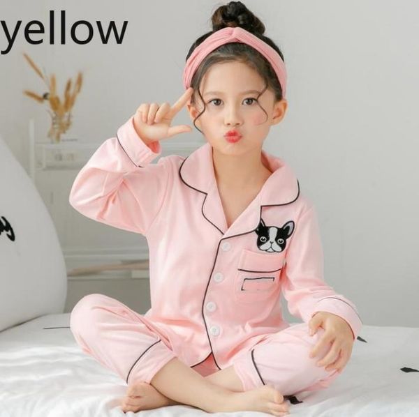 

spring and autumn children763s long sleeved pajamas suit for kids 100cottonsilk girls boys household clothes children pajamas 1708992, Blue;red