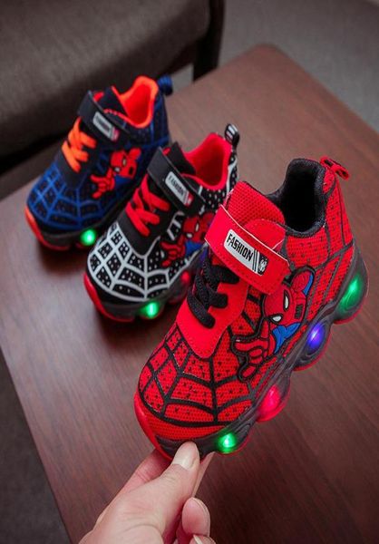 

children039s sport boy girls boys shoes lights purple kids children luminescence shoe girl shoe flash shoe led sneakers favouri6266815, Black;red