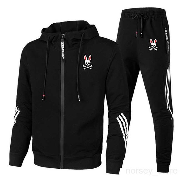 

psycho bunny by robert gooley three bar men's set 2 s47c, Gray
