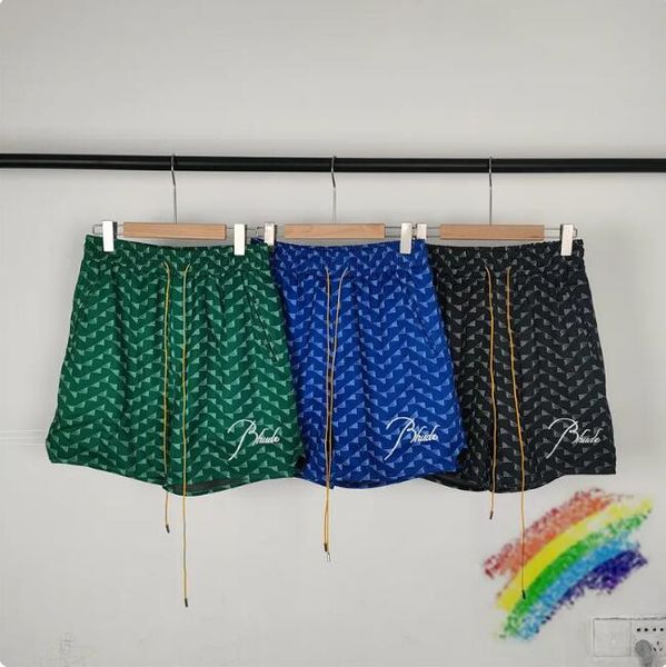 

2023fw shorts men women 1 quality drawstring plaid oversized embroidery breeches