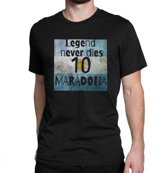

boys tee casual legend never dies diego maradona poster tshirts men crew neck t shirts argentina football soccer tees big size cl6577181, Blue