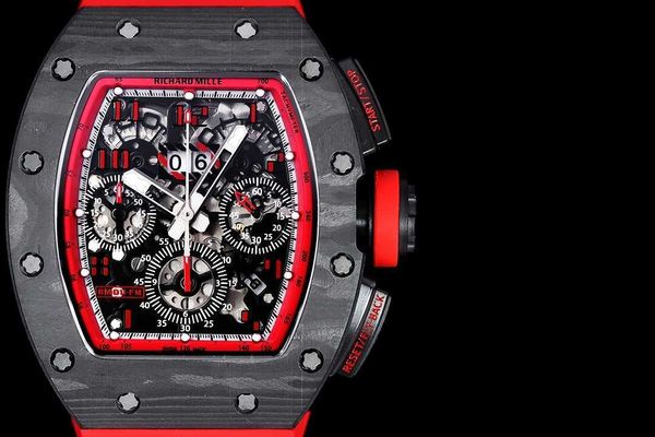 

personality mechanical r i c h a r d luxury superb style male wrist watches rm11 rm11-03 8c1t designer high-end quality tpt carbon fiber bez, Slivery;golden