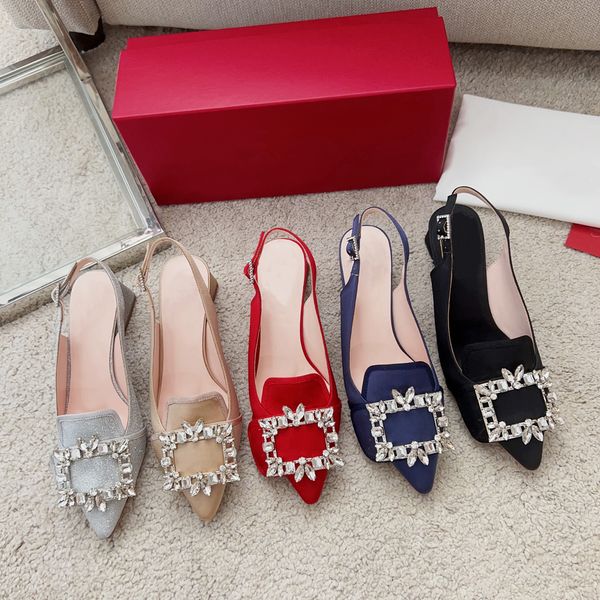 

high heels fashion open formal block heel slingback sandals, Black