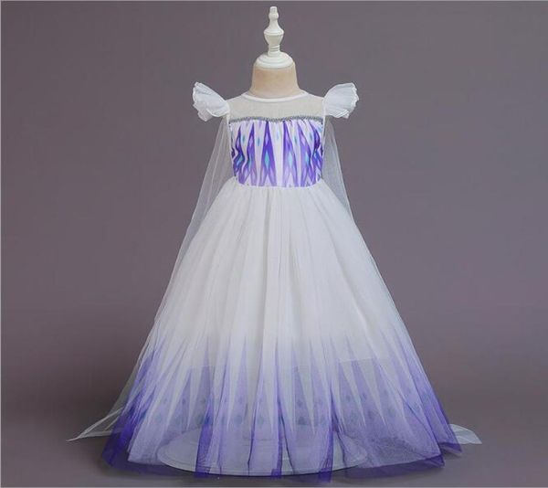

2020 new style ice snow qiyuan aisha white dress girl039s dress princess skirt puffy skirt summer factory size 110150cm6334219, Red;yellow