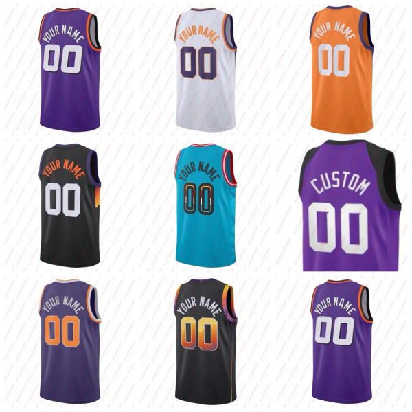 

35 kevin durant basketball jerseys 2023devin booker deandre ayton chris paul mikal bridges cameron johnson payne frank, Black;red