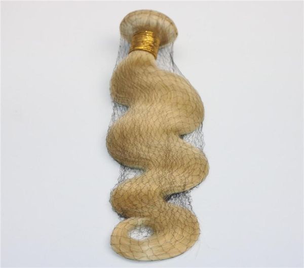 

613 hair bundles human hair weave bleached blonde body wave brazilian virgin hair wefts can be dyed and styled1311922, Black