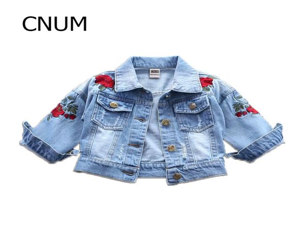 

cnum girls jackets spring cotton kids girls jackets amp coats for kids autumn denim coats children designer clothing print 2017 5219534, Blue;gray