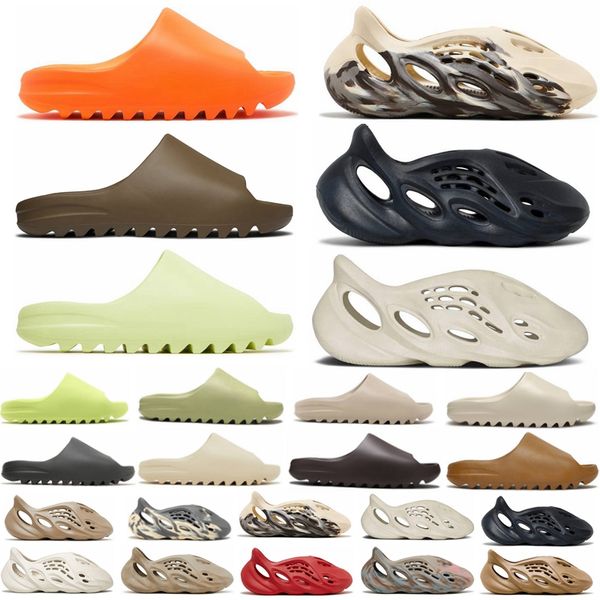 

slippers bone onyx resin pure ochre holes foams runner designer slides sand vermilion sandals size 36-48 slipper foam runners, Black