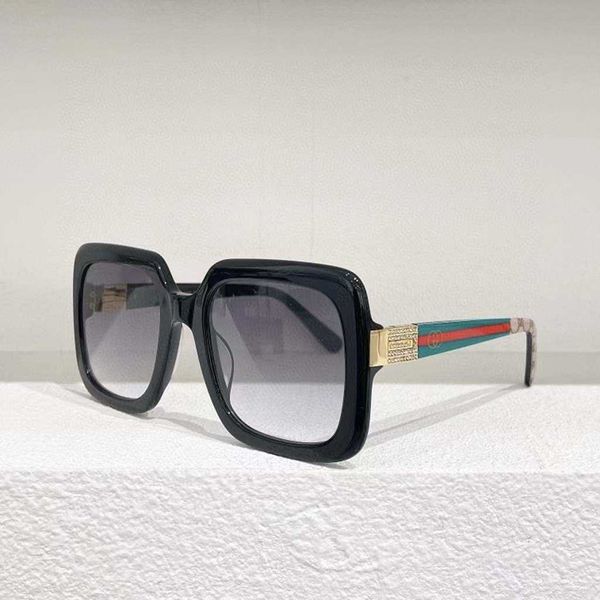 

g's new net red tiktok same japanese and korean suyuan ins sunglasses women's versatile fashion sunglasses gg0682/s, White;black