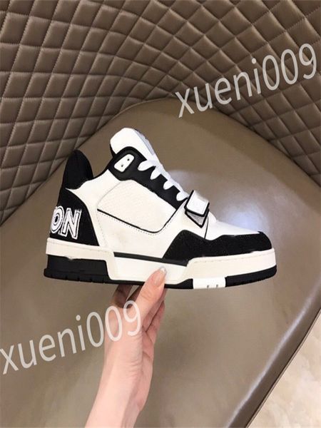 

new men's casual shoe real cowhide leather outdoor sports shoes men fashion sneakers for man size 35-46 wd230603, Black