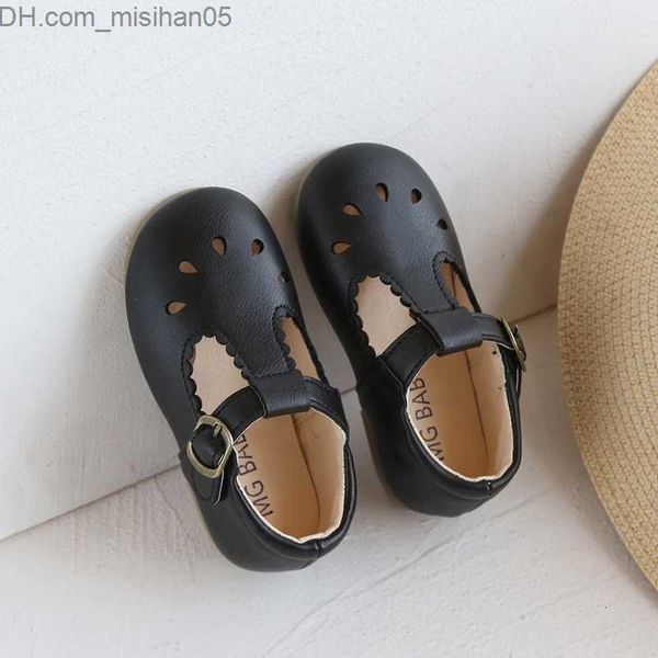 

sneakers sneakers autumn kids leather shoes solid color cut outs baby girl toddler boys infant girls size 16 30 smg209 z230705, Black;red