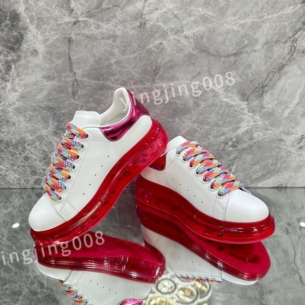 

2023 luxurys quality mens casual shoes women sneaker footwear rubber platform sneakers white black leather comfort trainers xsd230415